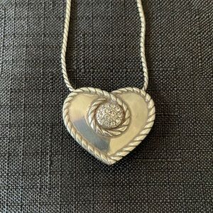 Brighton Pearl Magic Heart Necklace.